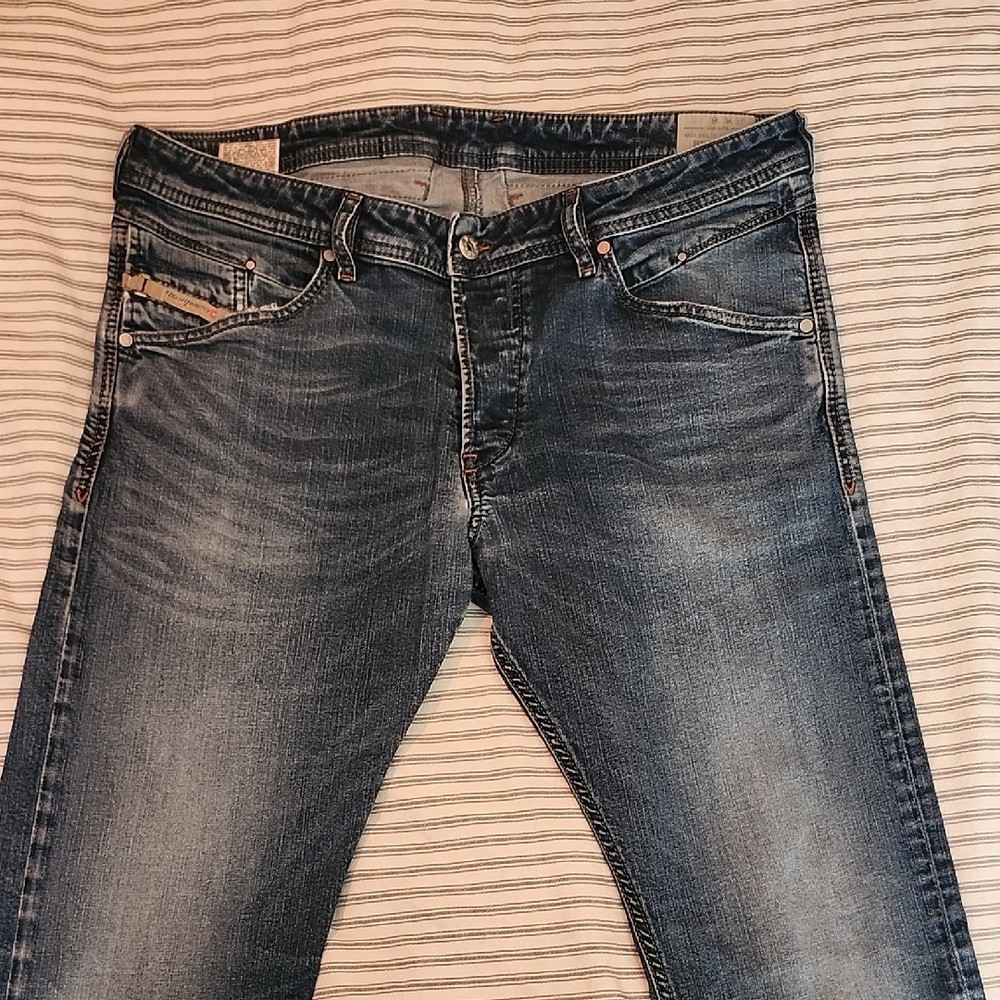 Diesel Men's Dark Blue Slim Jeans